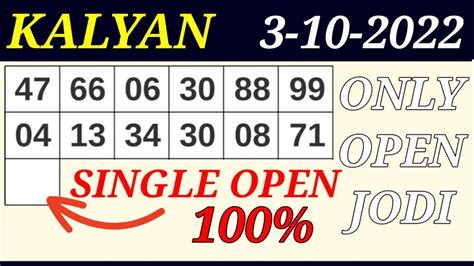 kalyan today result open|DPBOSS .